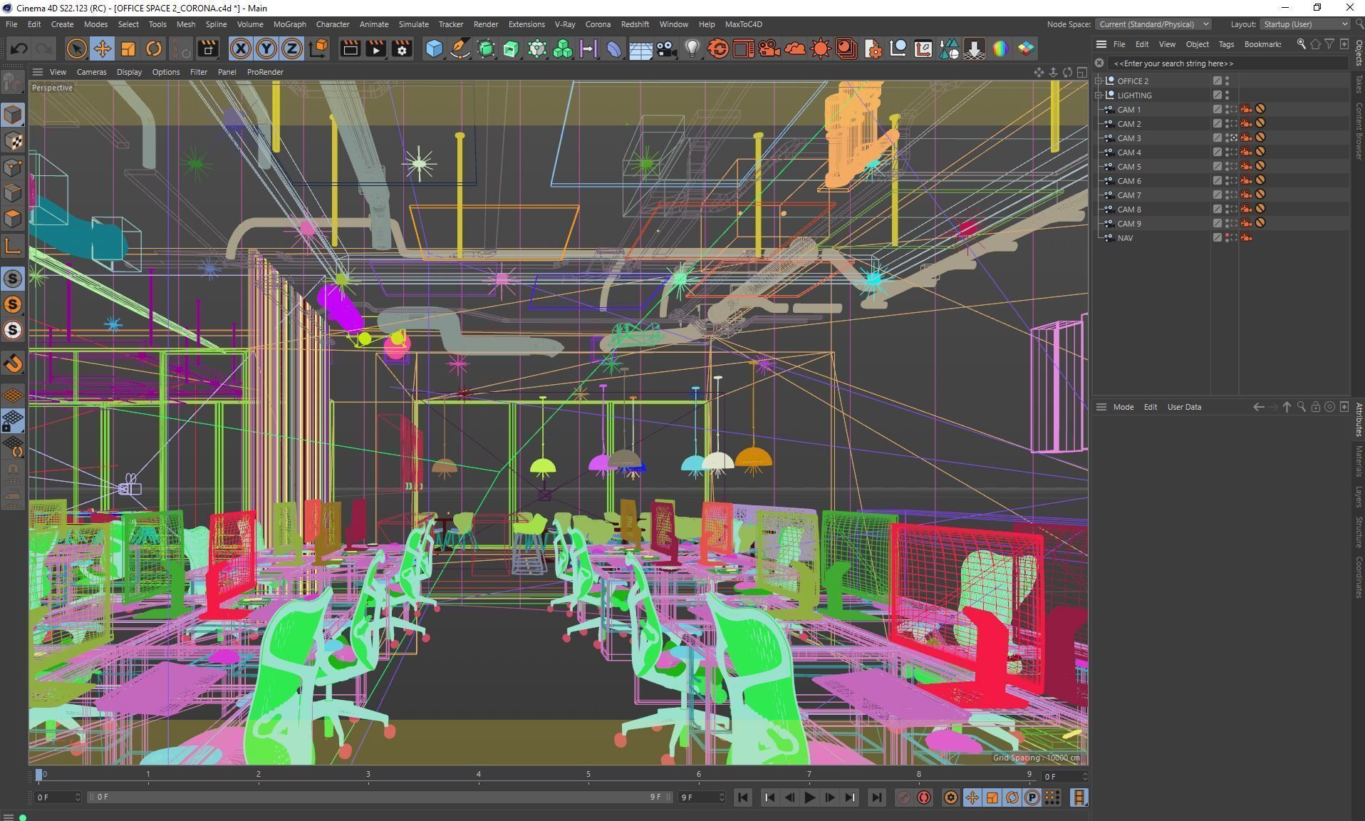 オフィスデザインの3DCG #15