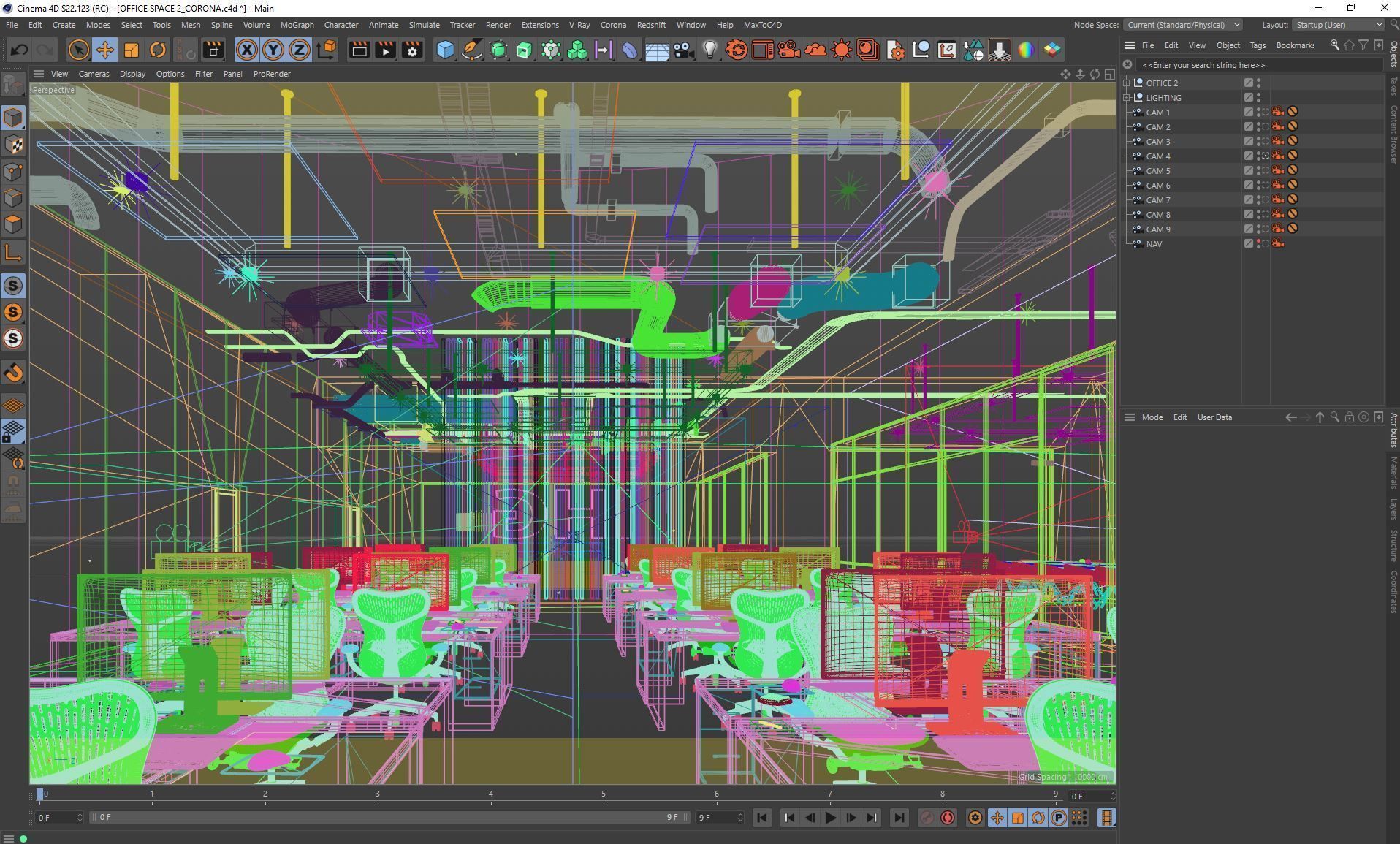 オフィスデザインの3DCG #16