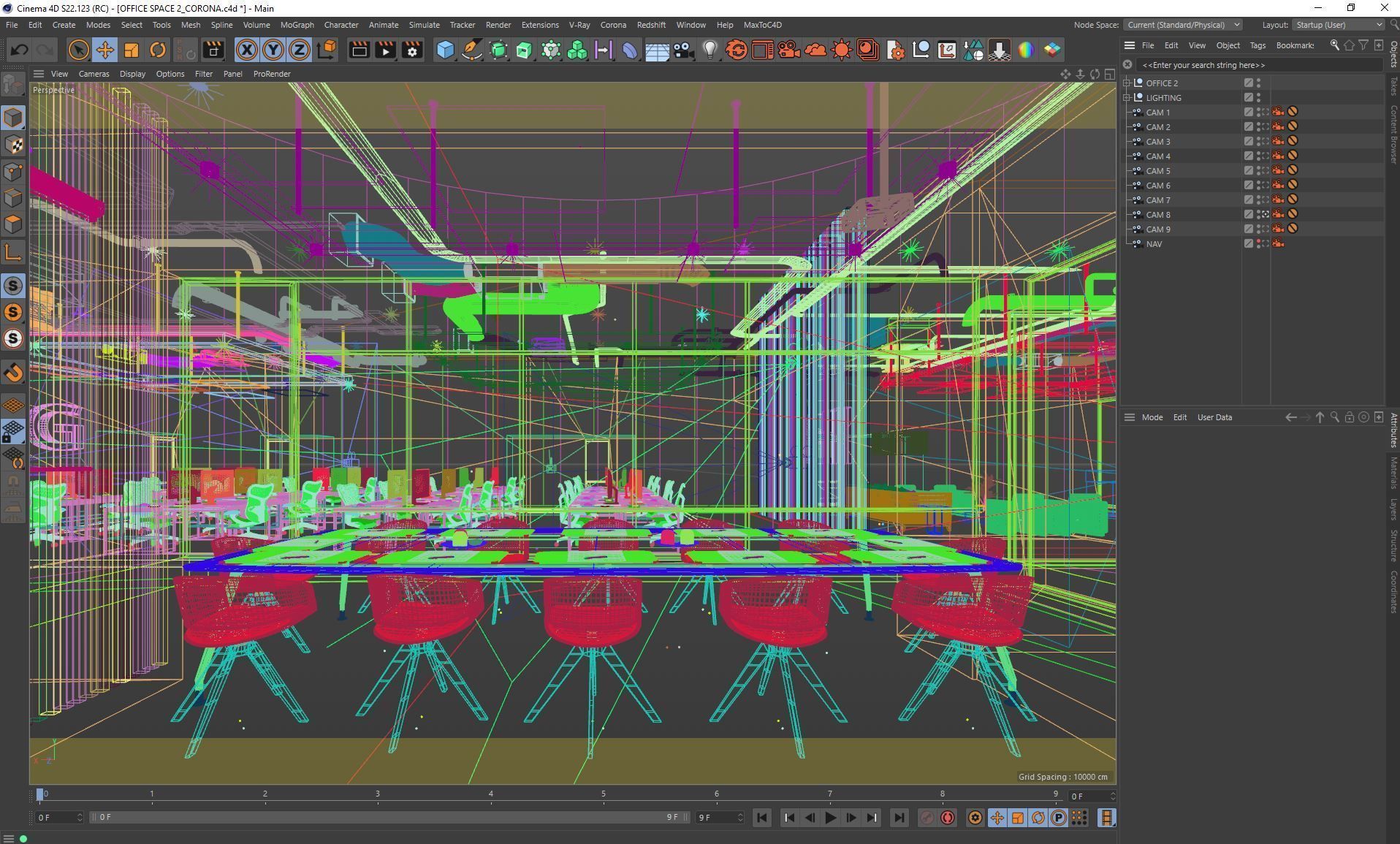 オフィスデザインの3DCG #17